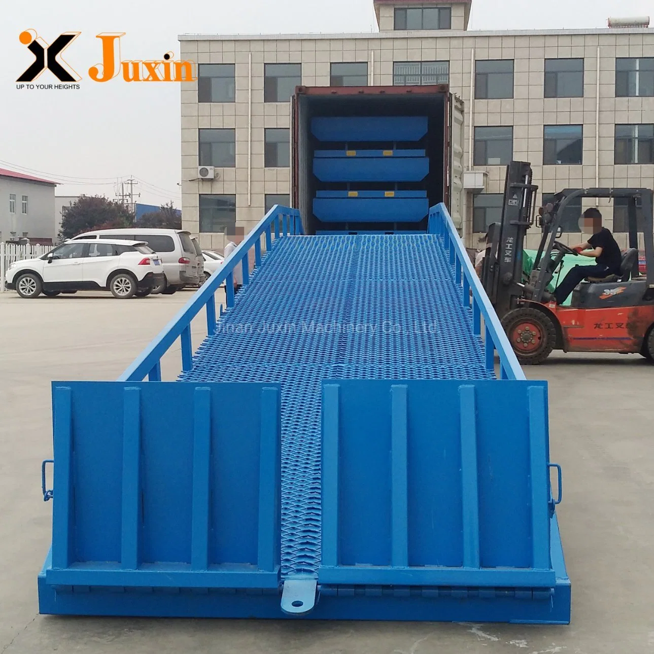 10 Ton Forklift Truck Container Load Unload Ramp Equipment