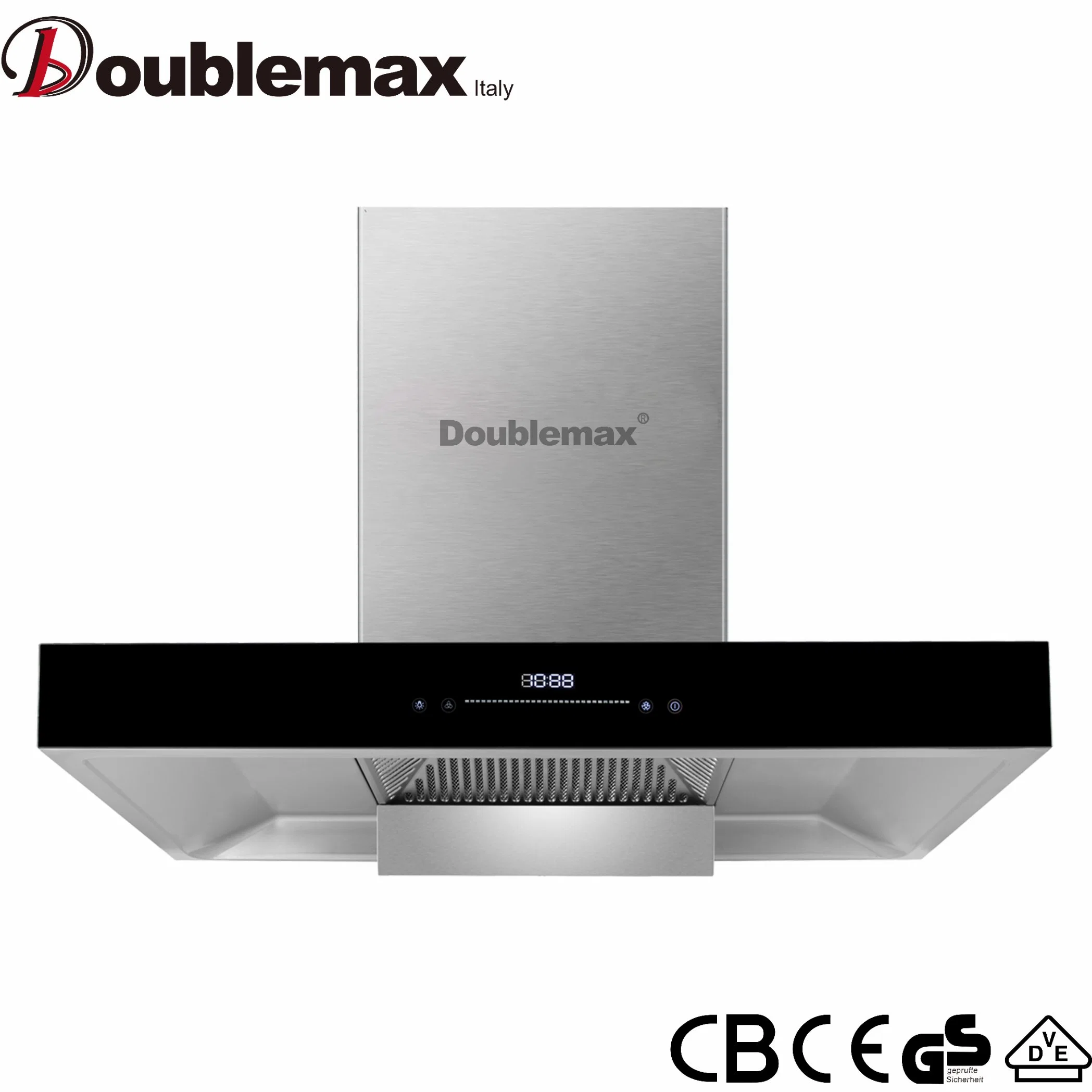 Simple Rental High Speed Top and Side Dual Suction T-Shape Range Hood