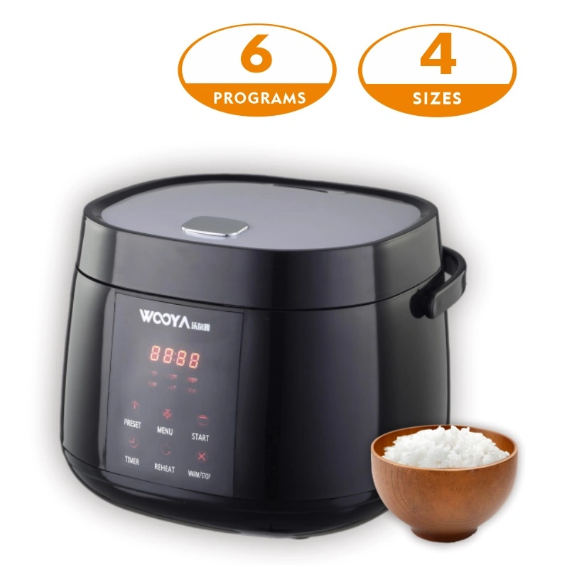 Electric Smart Program Kitchen Products with 6 Cooking Menus Touch Screen Electronic Control Multipurpose Cooker