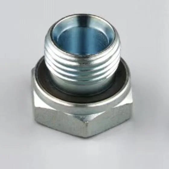 Tapón de vaso hexagonal personalizado tapón de drenaje de aceite hidráulico de acero inoxidable