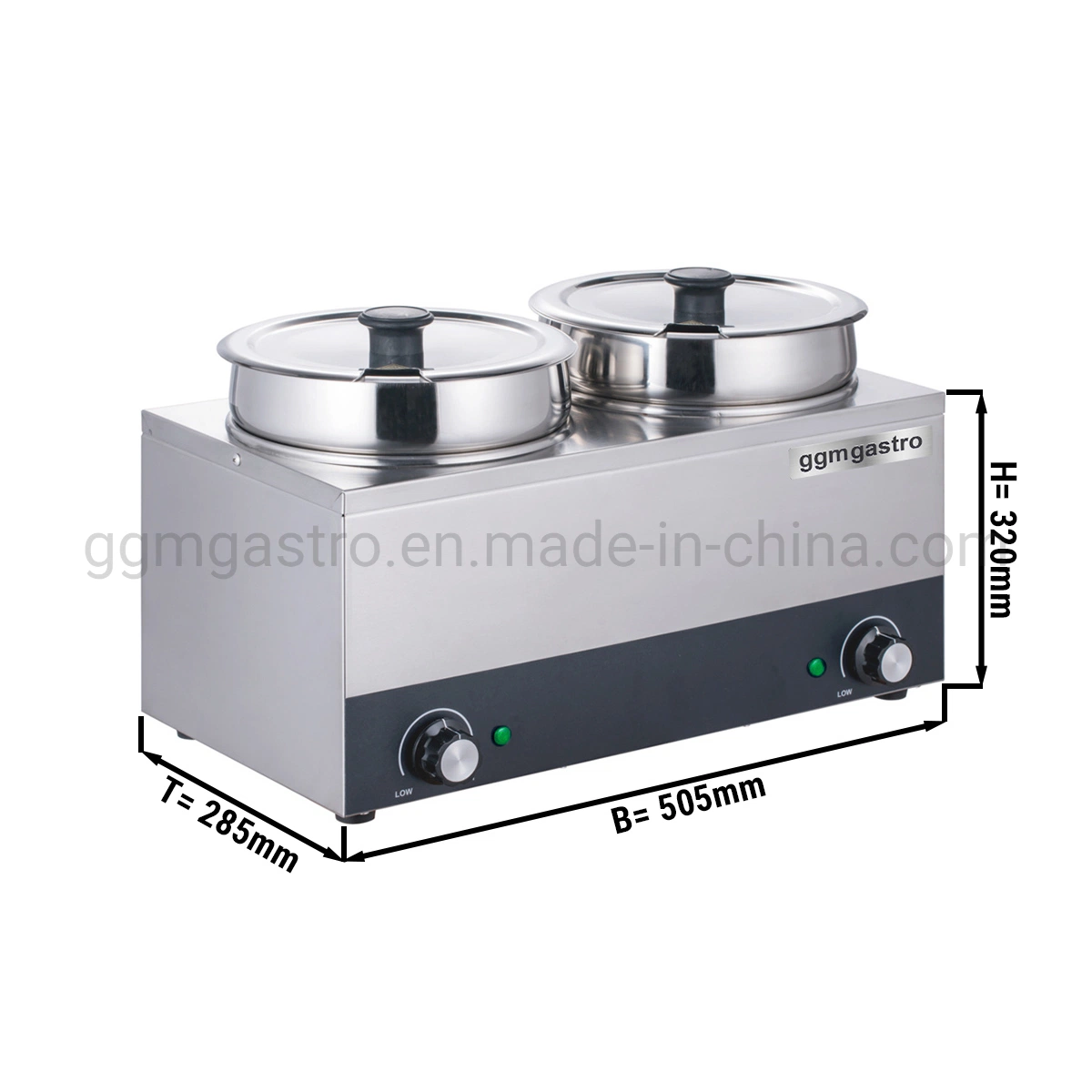 CE Supported Electric Hot Pot Soup Boiler Food Bainmarie