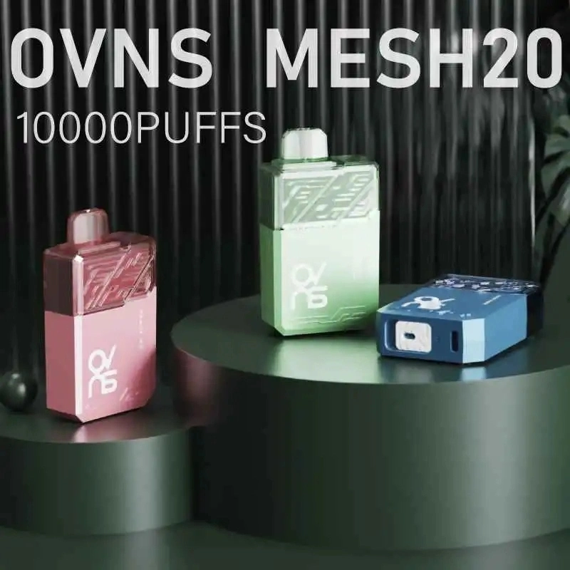 Ovns الأصلي Vape التصنيع Mesh 20 10000 نفخة 20 مل جهاز Vape قابل للاستخدام مرة واحدة قابل لإعادة الشحن البطارية E-Cigarette