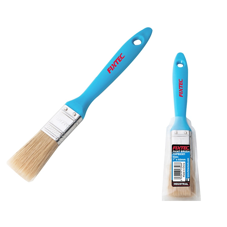 Fixtec 1"/1.5''/2''/2.5''/3''/4'' Plastic Handle Pet & White Bristle Paint Brush Cleaner