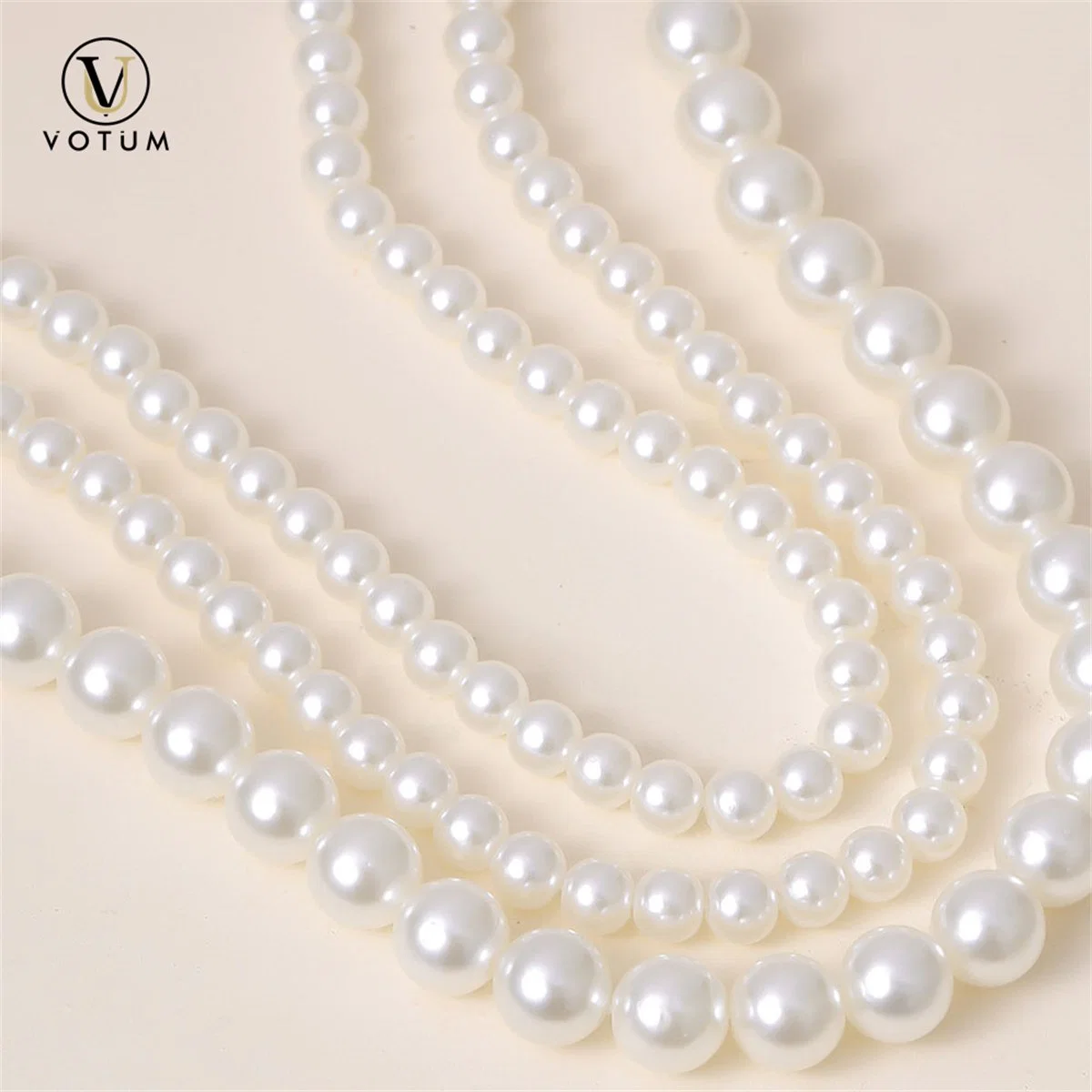 Votum OEM Custom S925 argent eau douce Edison Pearl Choker Wedding Collier bijoux