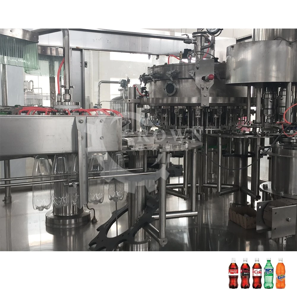 Automatic Sparkling Water Carbonated Soft Drink Beverage Bottling Filling Capping Machine Production Line