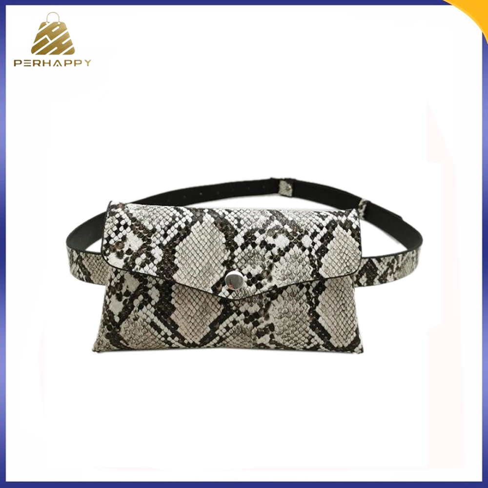 Fashion Hot Selling Women PU Leather Belt Bag Fanny Pack Crossbody Waist Bag Handbag