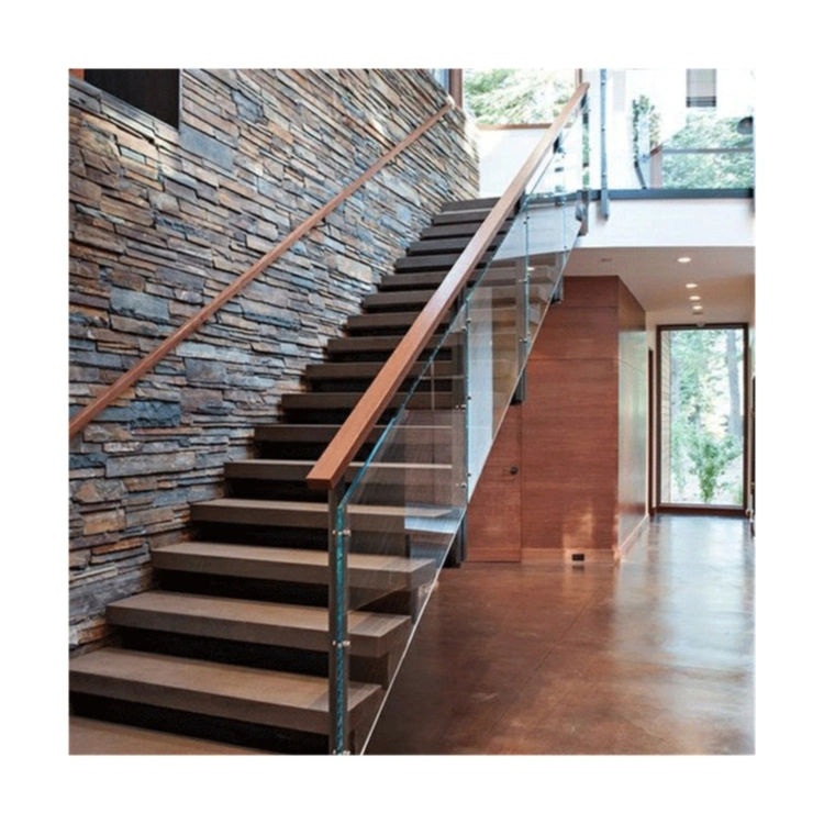 Straight Stair Foshan Factory Stair Railing Stainless Steel Handrail Design for Stairs Spiral Staircase