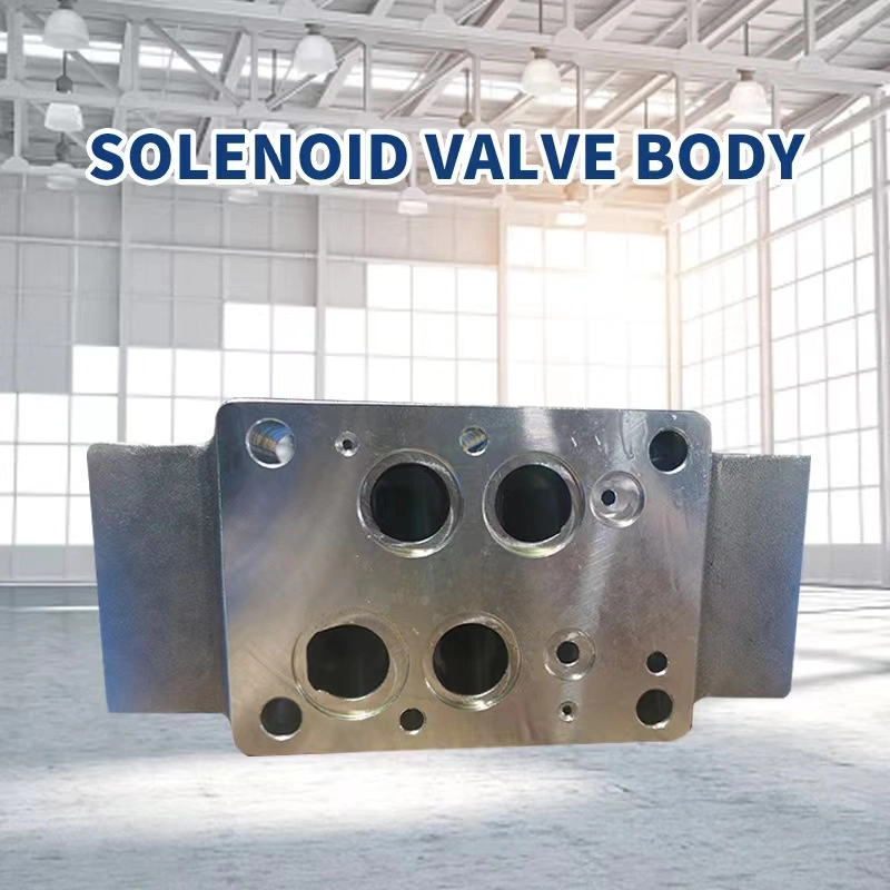 with High quality/High cost performance  Steel Cast Solenoid Valve Body Part for Pneumatic Operations