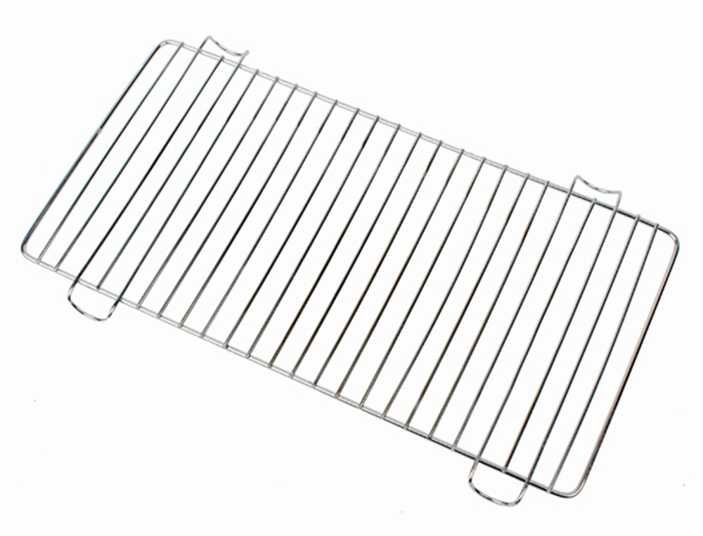 Panier de barbecue portatif 430 en acier inoxydable pour barbecue de légumes Accessoires pour barbecue Jeu d'outils avec poignée en bois amovible