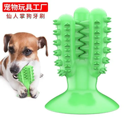 Buen diseño Pet Toy Dog producto para dientes Verde limpio Color