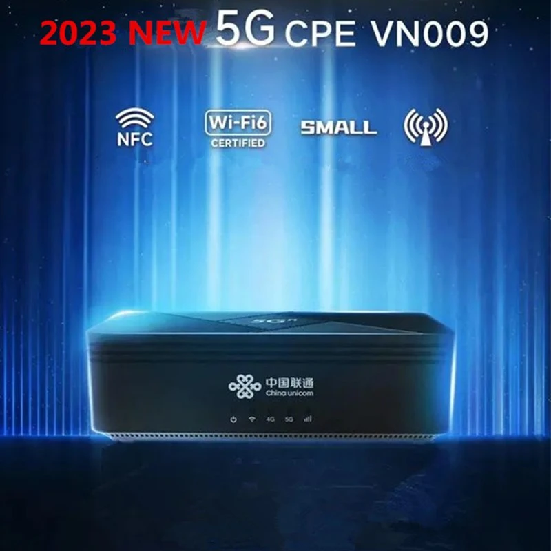 Cartão SIM 4G LTE WiFi6 CPE de 5 g da China Unicom Vn009 NSA/SA sem fios de modo duplo