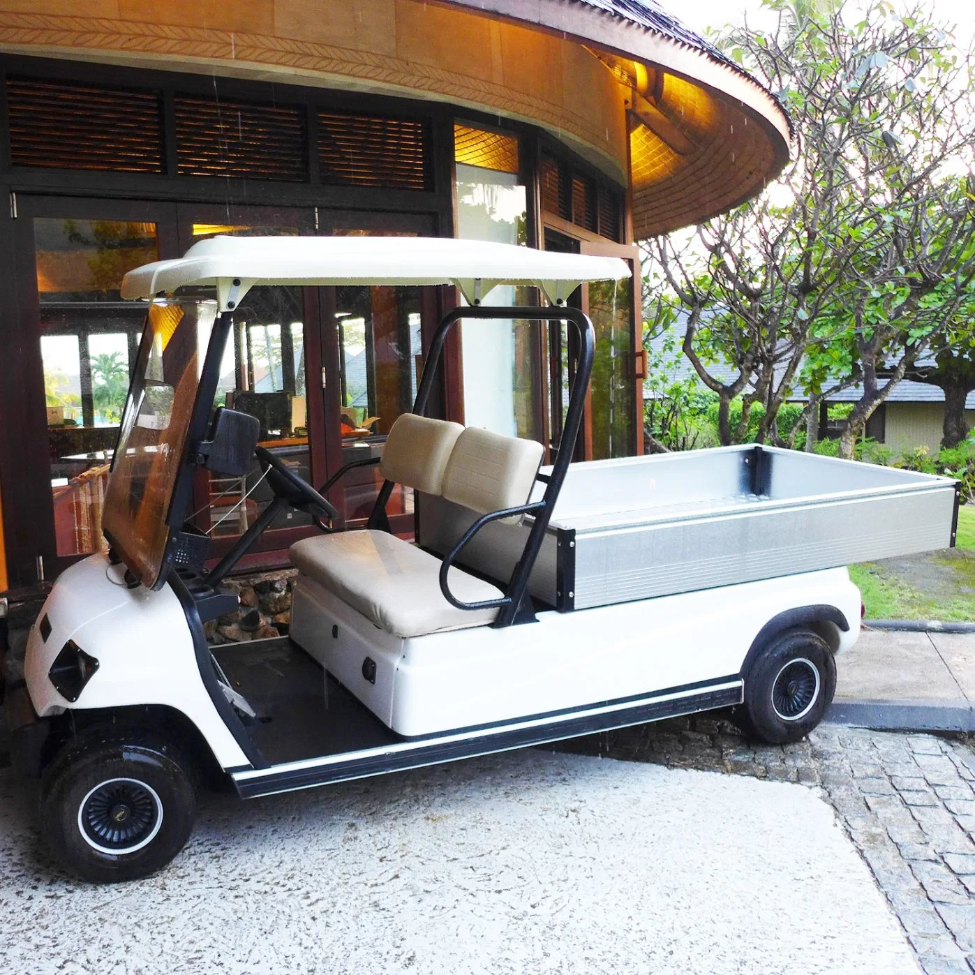 Electric Golf Cargo Truck Car 48V/3.7kw, CE, ISO 2 Seaters Electric Delivery Vehicle