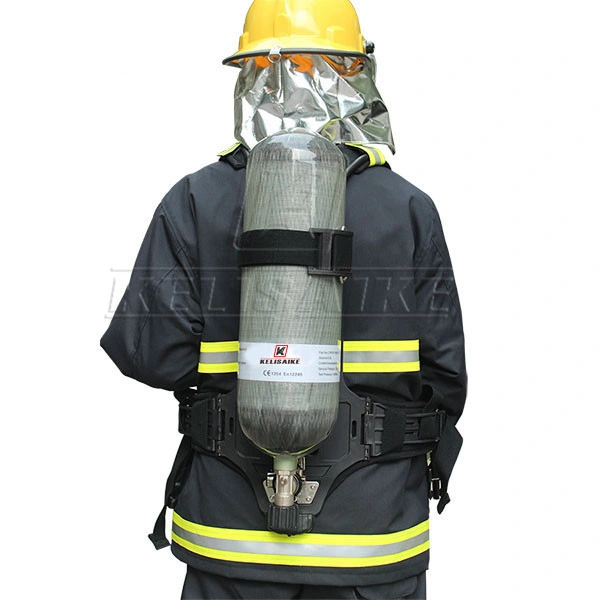 Certificación CE En137 Bombero estándar uso 6.8 9L Scba