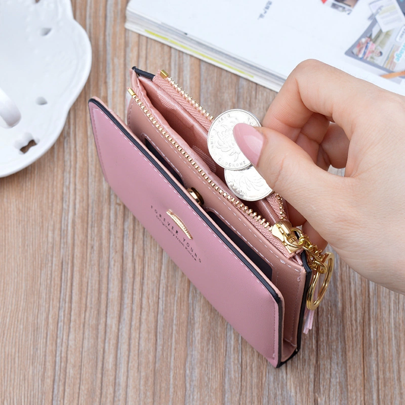 New fashion Mini-Sized Coin Bag Handmade Leather Wallet Girls&prime; Purse Wholesale/Supplier