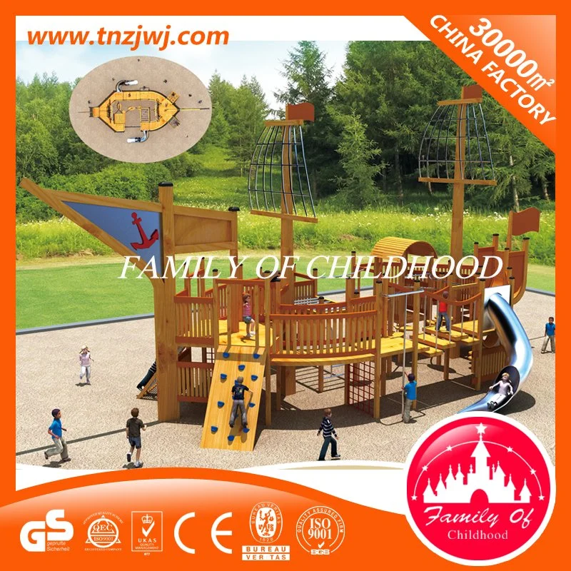 Children's Wooden Outdoor Playground Amusement Equipment Facilities for School