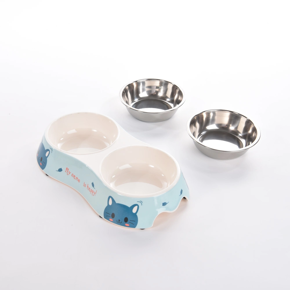 Pet Dog Food Feeding Bowls with Stainless Steel Manufacturer