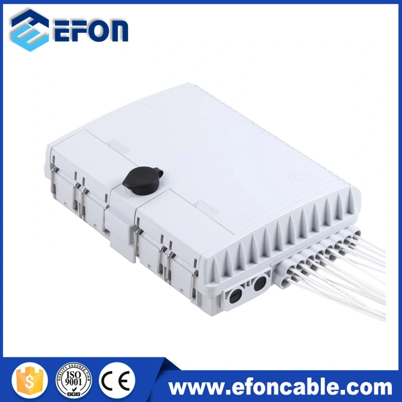 Hot Sale 16 Core Plastic FTTH Outdoor Fiber Optic Terminal Box