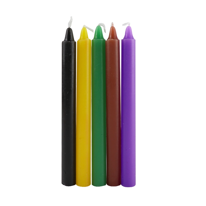 10 Colors 12inch Mini Stick Candles Spell Colored Taper Birthday Candles Set for Witchcraft