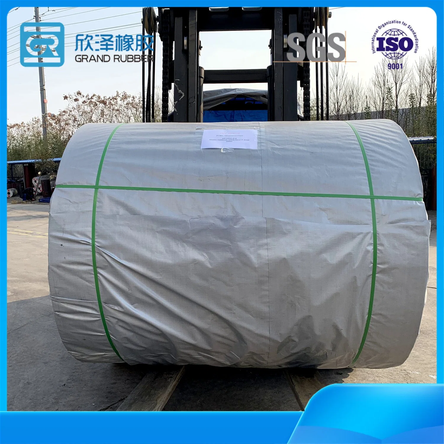 Professional Steel Cord Rubber Conveyor Belt with Oil Resistant for Transportation of Machine Oil-Coated Components&Parts and Electric Energy Generation Station