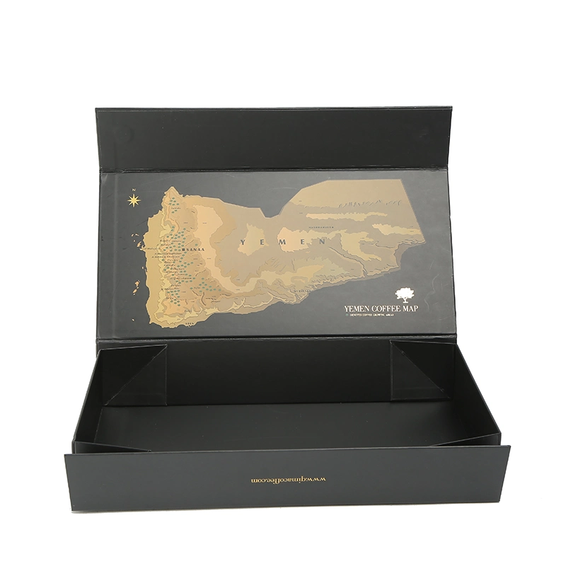 Tampa personalizada tipo inferior Gift Nail Luxury Golden boxes