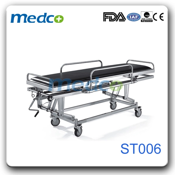 Stock Available Stainless Steel Rescue Ambulance Ambulance Stretcher Trolley