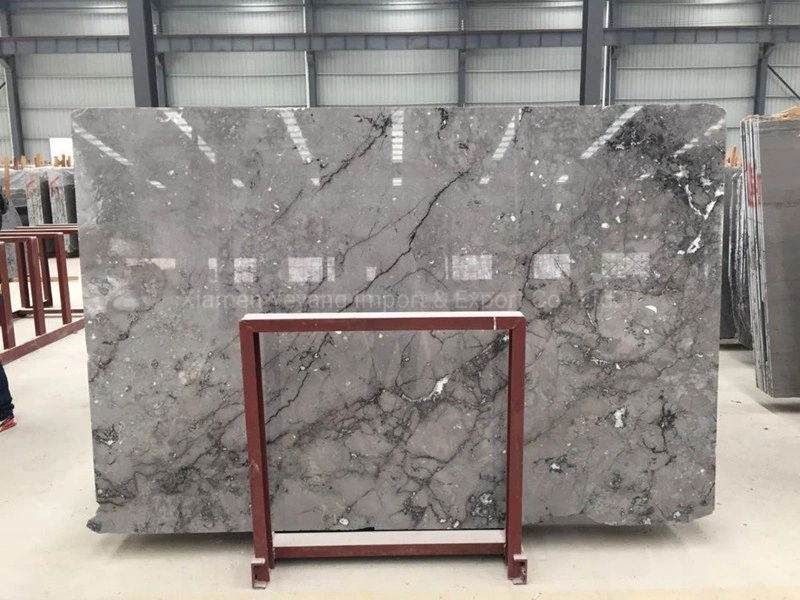 Grey Marble Countertop/Worktop/Vanity/Table Flooring/Floor/Wall Tile Marble Slab