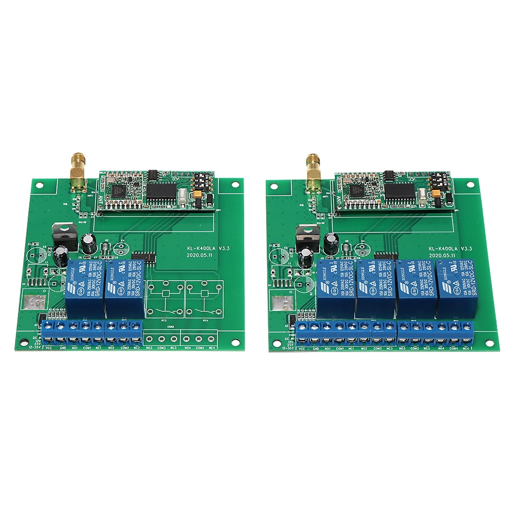 Dois sem fio via Placa de Relés Lora RF Controlador Remoto Kl-K400la-2CH