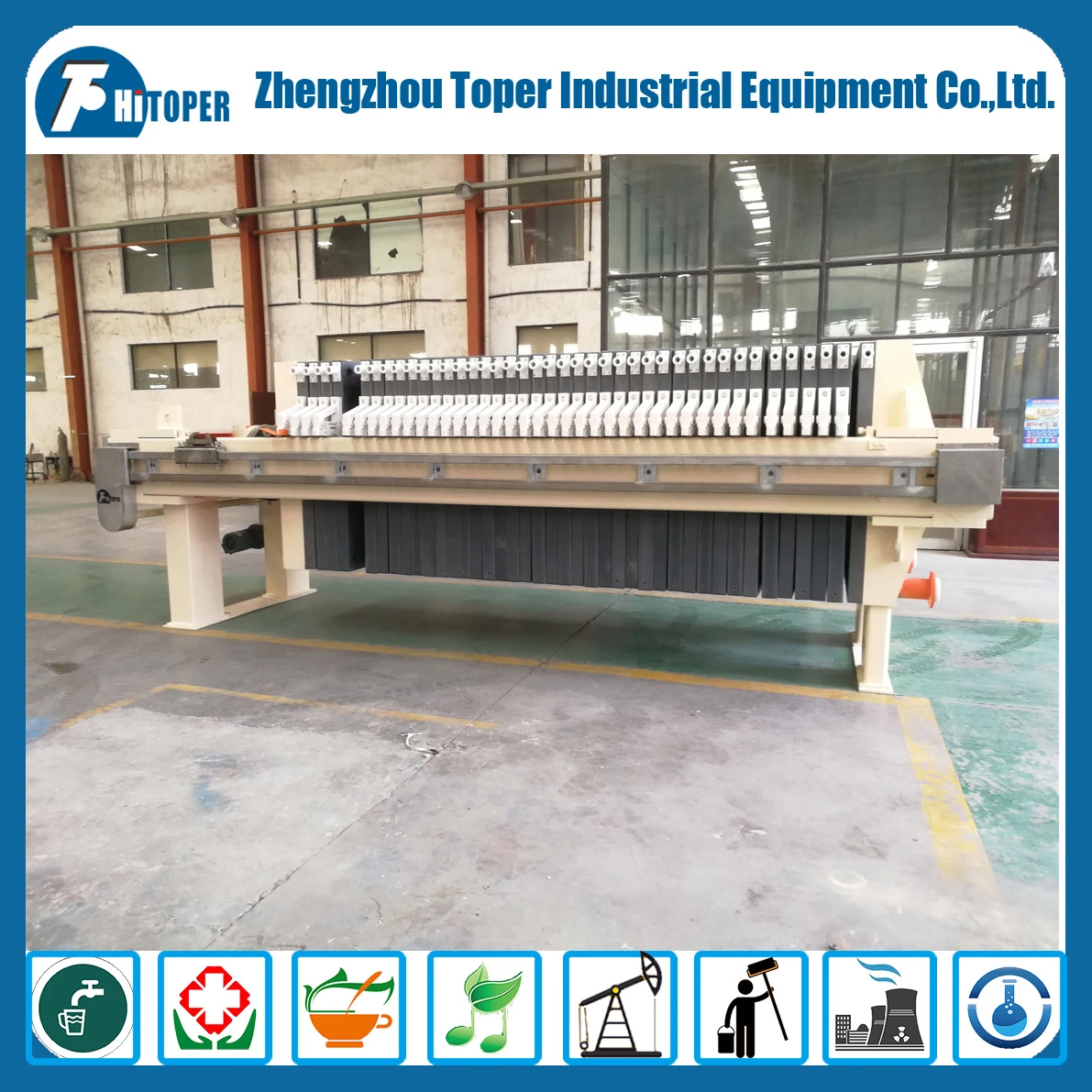 Automatic Dewatering Diaphragm Hydraulic Filter Press Machine Membrane Filter Press