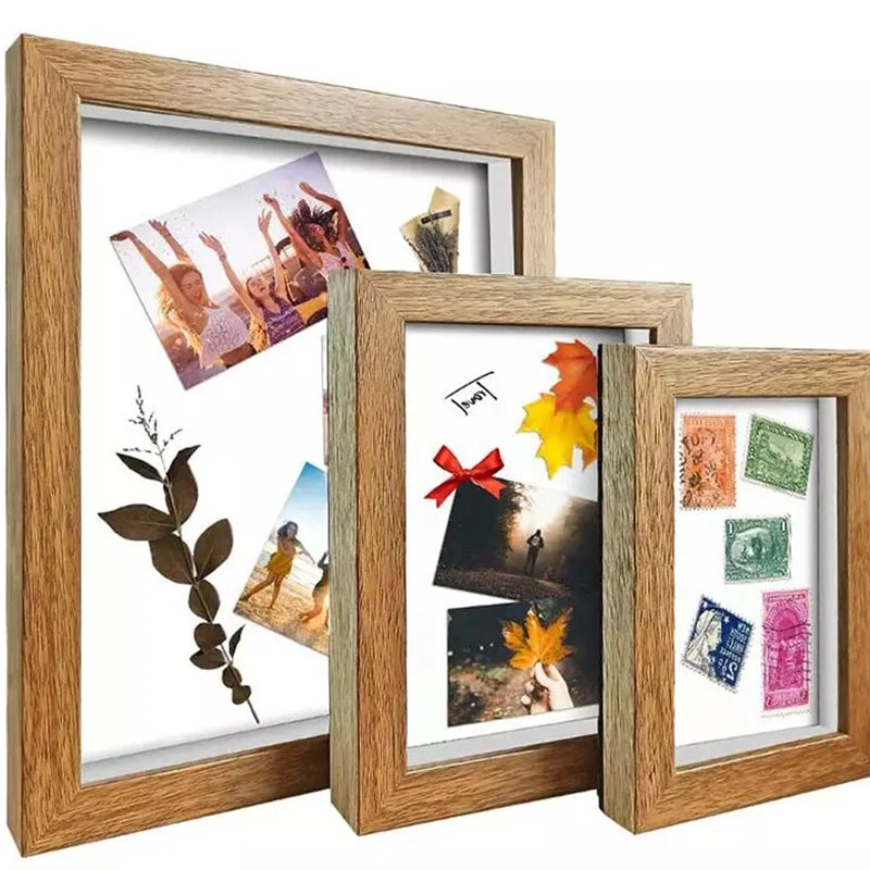 Home Decoration Wooden Modern Picture Frame Creative Animal Stereo Photo Frames