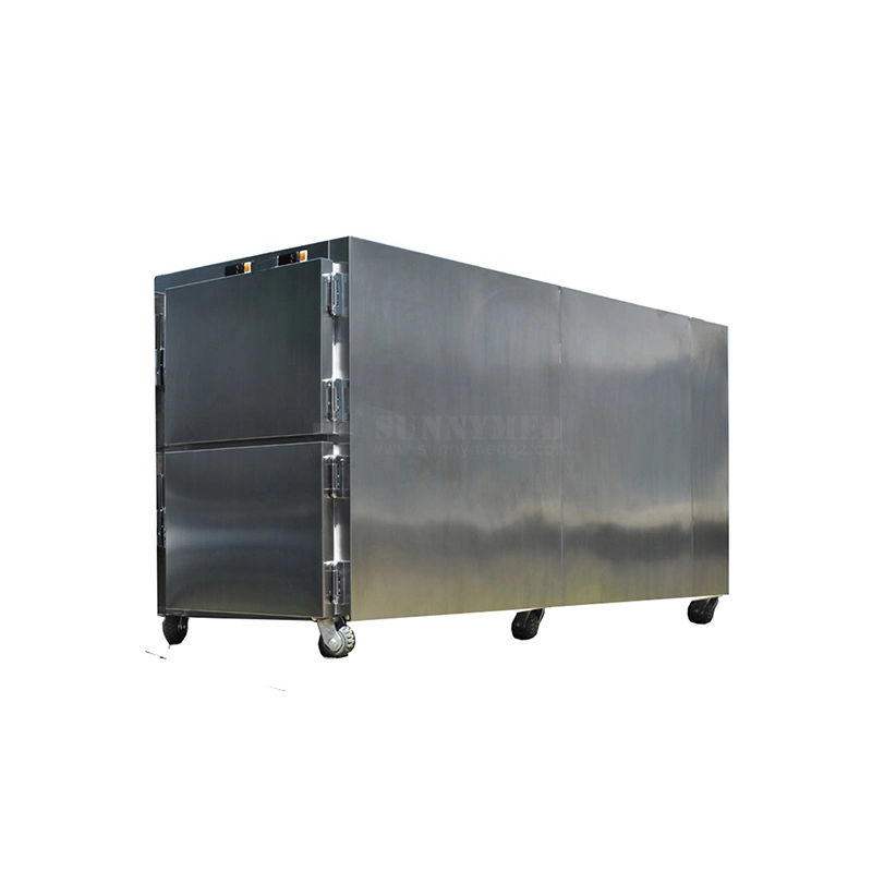 Sy-Stg02 Mortuary Refrigerator 2 Corpse Human Cooling Freezer Corpse Storage Refrigerator for Cadaver Room