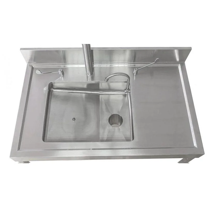 Factory Customize Wall Mounted Induction Manual Hand Wash Sink Basin Hospital Surgical Scrub Sink for Sale