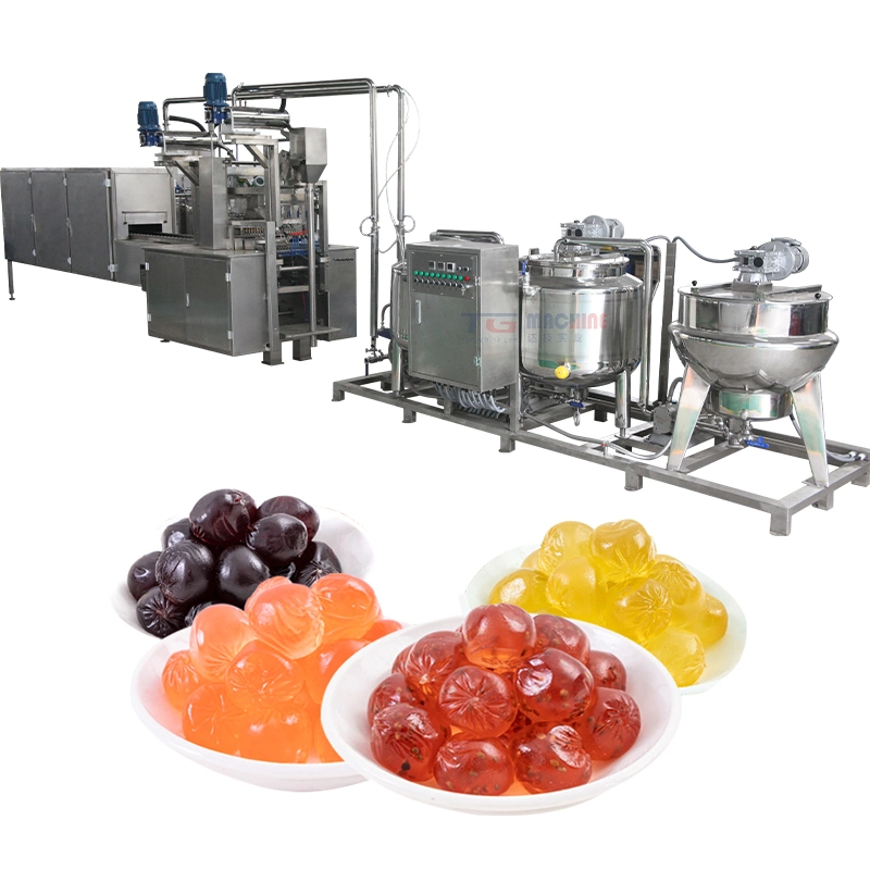 Healthy Fully Auto Vitamin Gummy Bear Candy Depositing Production Line Halloween 3D Gummy Candy Making Machine