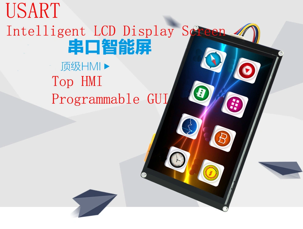 Usart HMI Programmable LCD Module Touch Display Screen 4.3 7 10 Inch, Rtp CTP, Pcap, Serial COM RS232 485