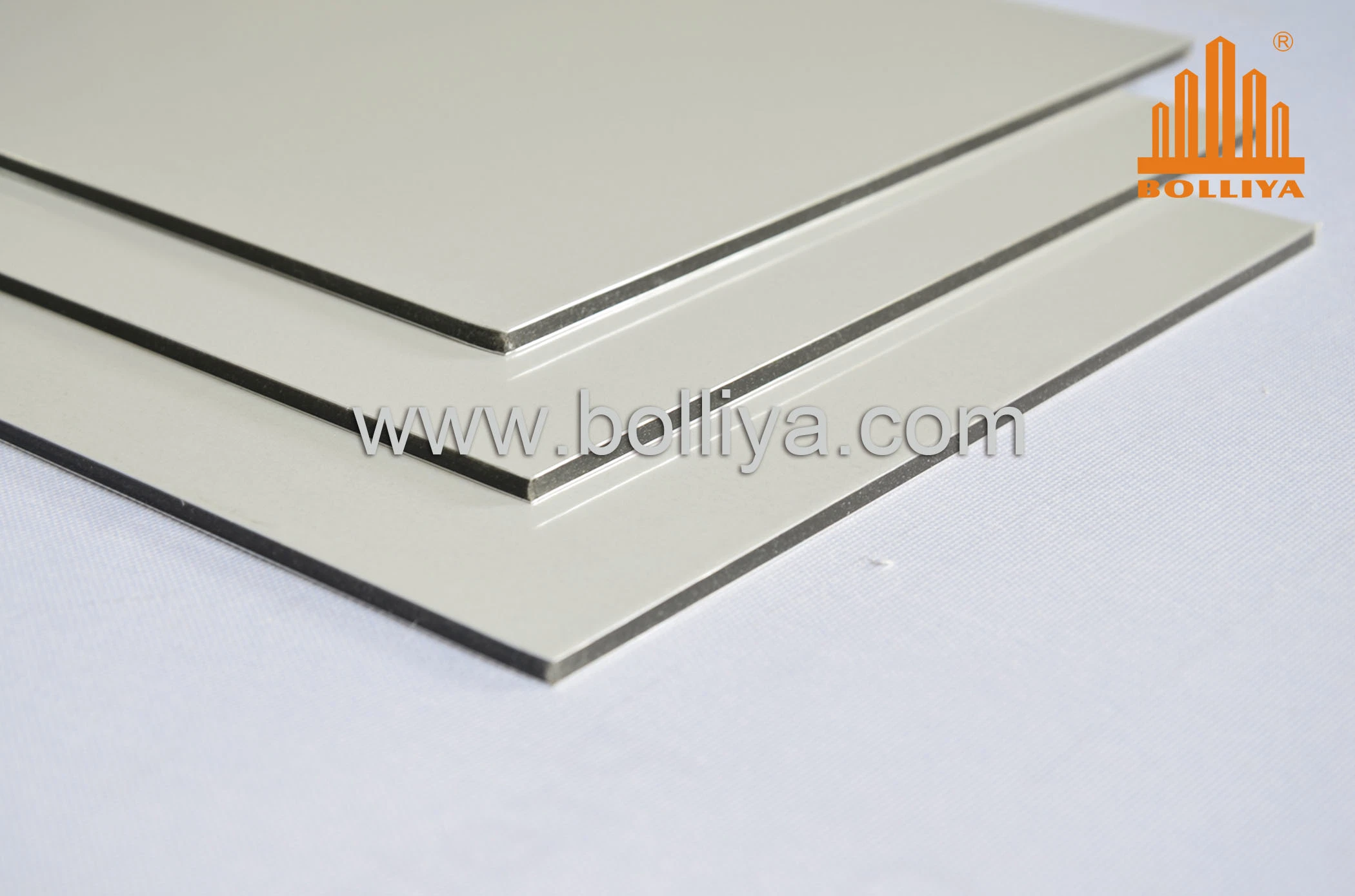 Gloss Glossy White Black Color Acm Signage Material for Digital Printing