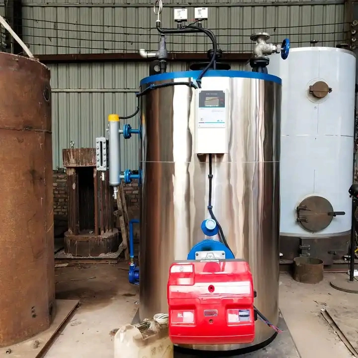 Sistema de caldeira a vapor com pouco óleo combustível de 0,5t para secagem de madeira Máquina