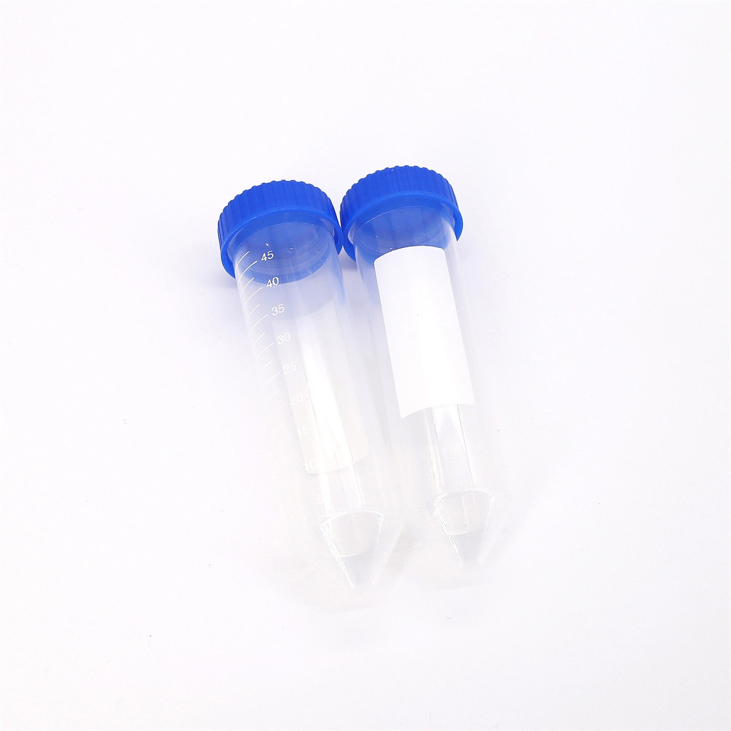 Lab Disposable PP Self-Standing Centrifuge Tube with Conical Bottom and Screw Cap