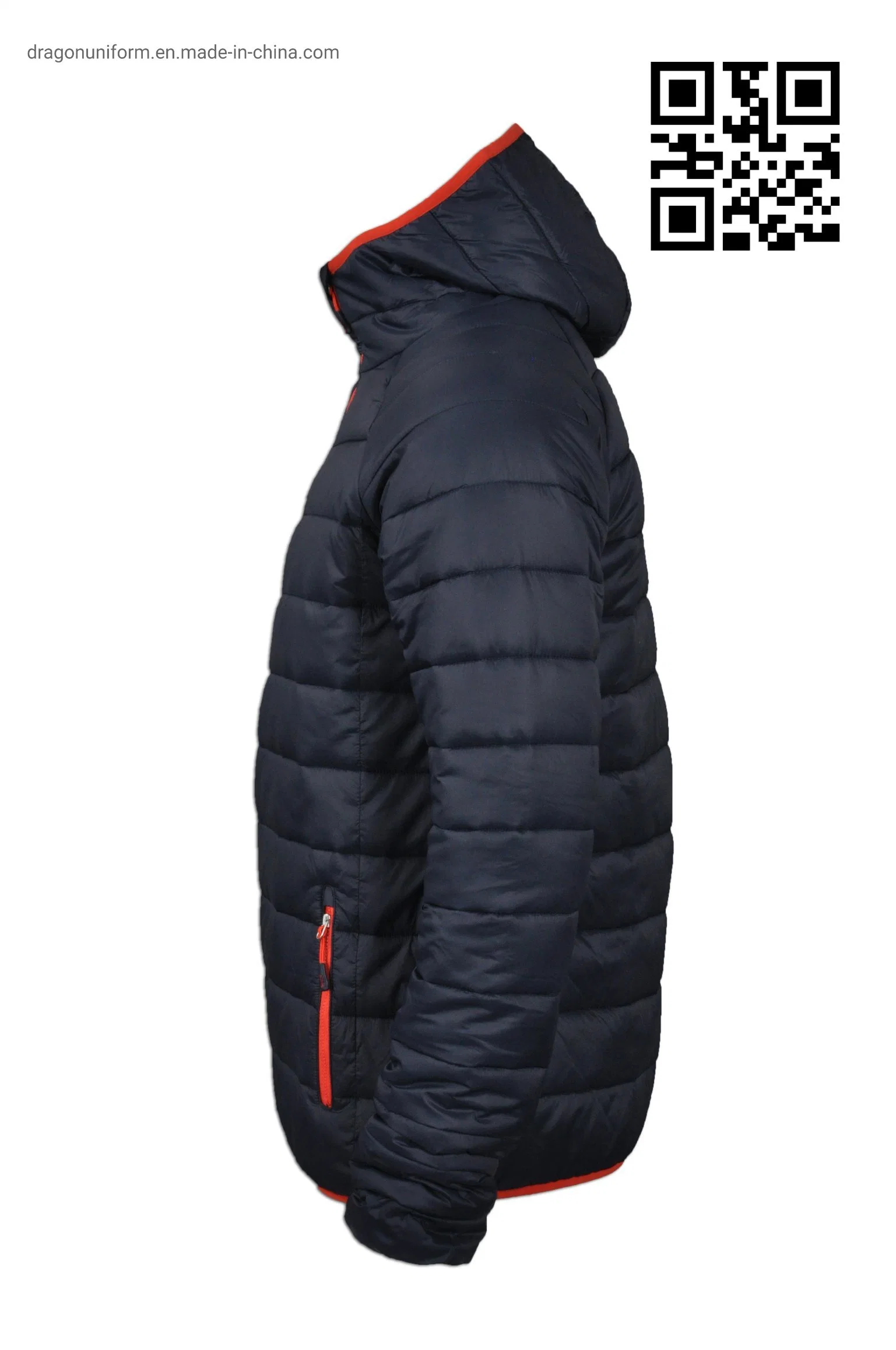 Hembra de alta calidad cálido invierno espesar sólida de los hombres encapuchados Parkas Casual Slim negro macho de Bolsillo de cremallera abajo Coat chaquetas