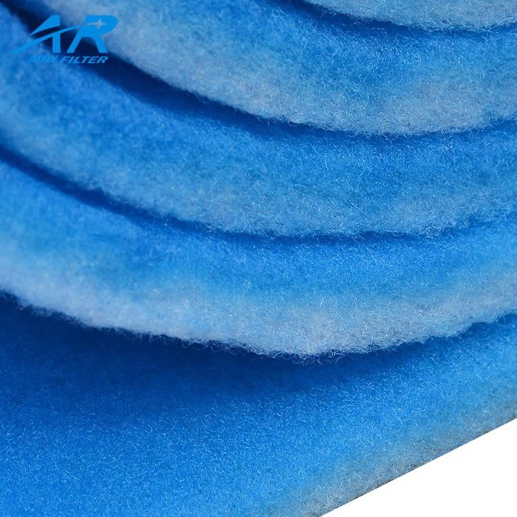 Synthetic Fiber Blue and White Paint Stop Filter with CE