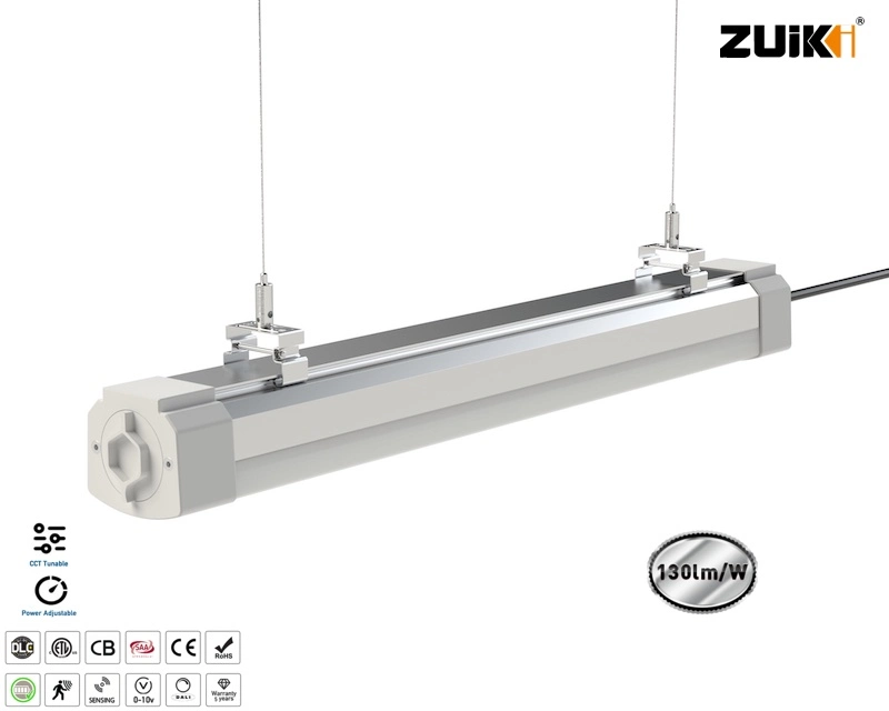 40W 120 PIES de luz de LED de vapor apretado 277V 5500-4 Lúmenes 5000K no se necesitan tubos para las instalaciones de procesamiento de alimentos de Kitchens Readapta el lavado de coches con CB ETL SAA