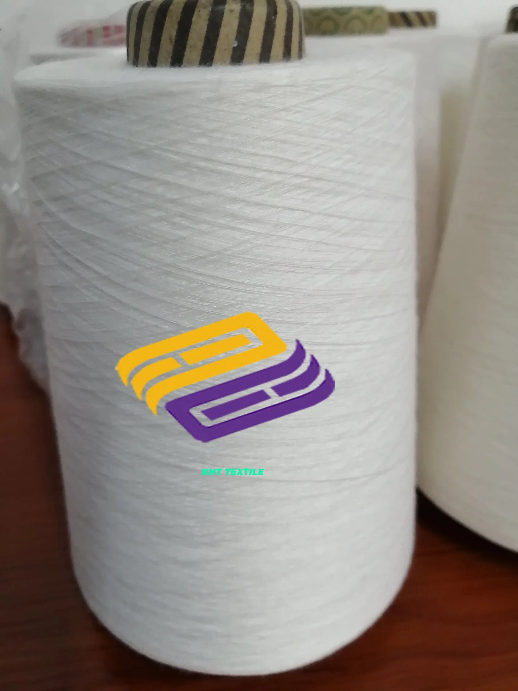 Fils de CVC 65% coton 35% polyester pour le tissage /Knitting Ne45S/1