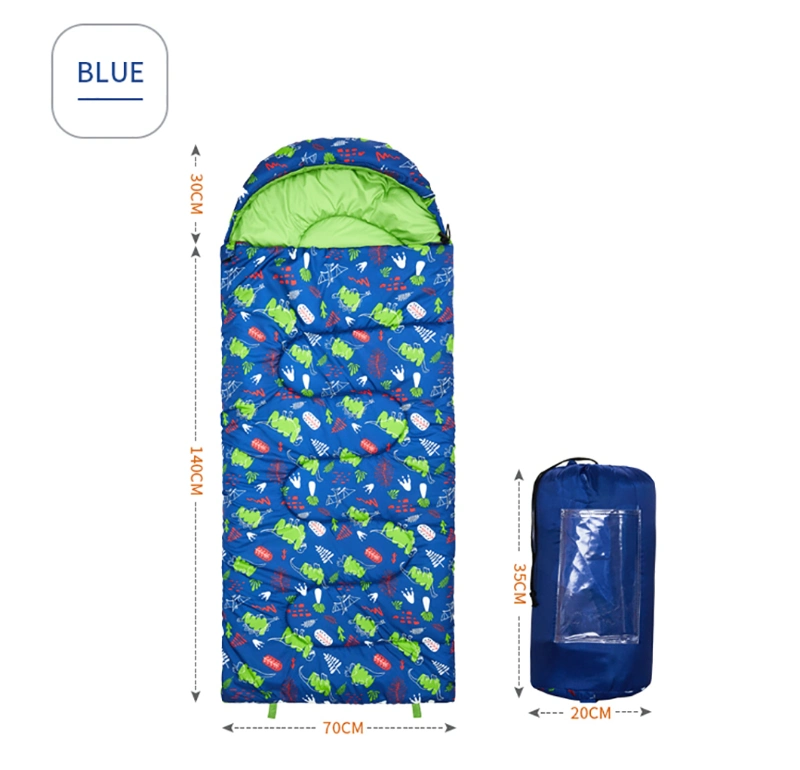 Outdoor Camping Equipment Waterproof Indoor and Outdoor Ultra Light Cartoon Polyester Kids Sleeping Bag