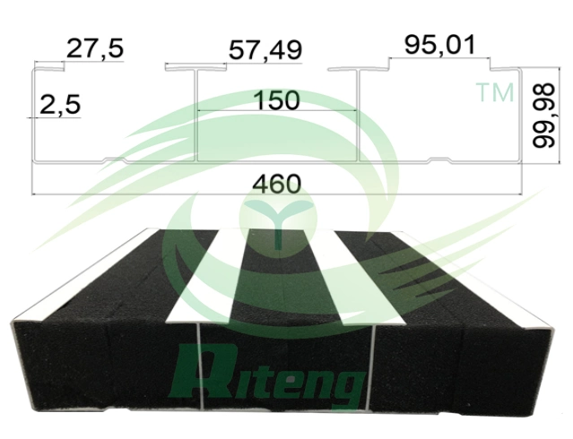 PVC Pflanzung Groove/Soilless Growing Trog Groove für Gemüse