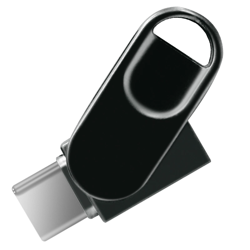 Цветной поворотный металлический флэш-накопитель Type-C на USB 3.0 USB для компьютера и мобильного телефона