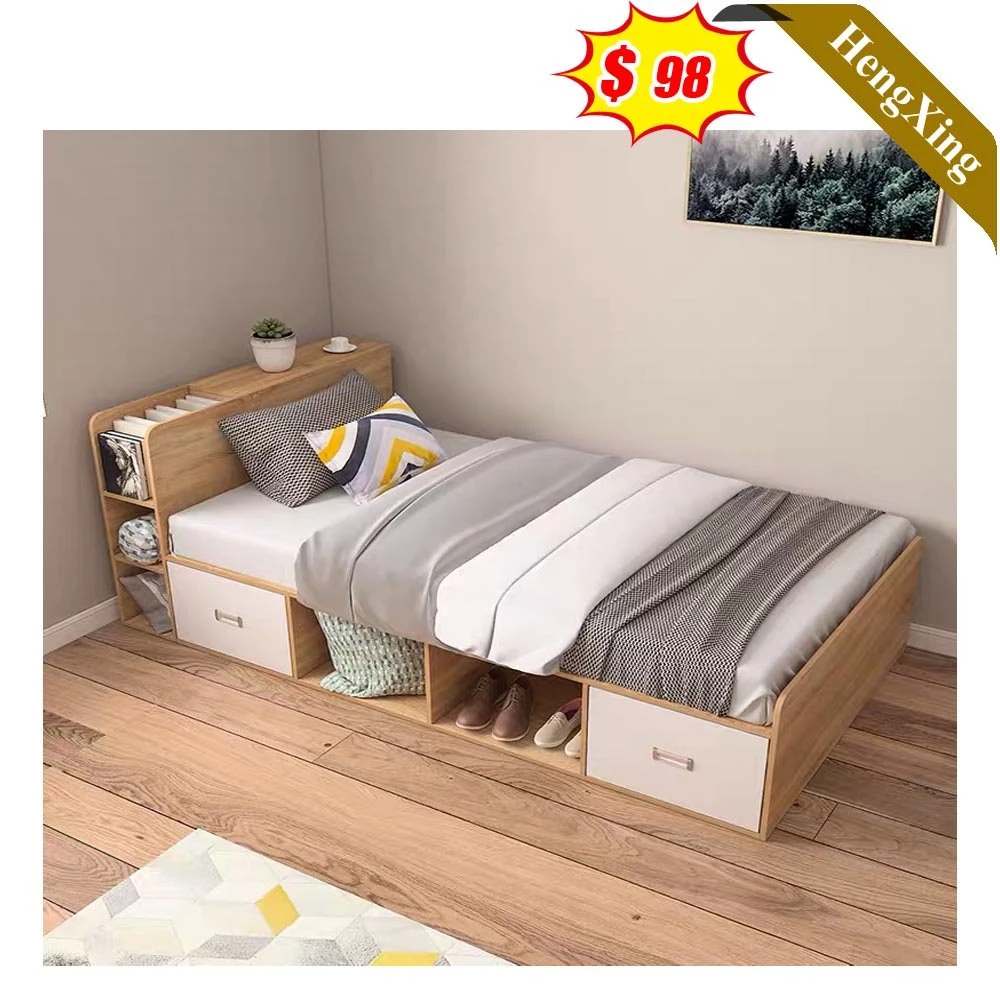 Morden Solid Wooden Single Size Big Kids Children Bed