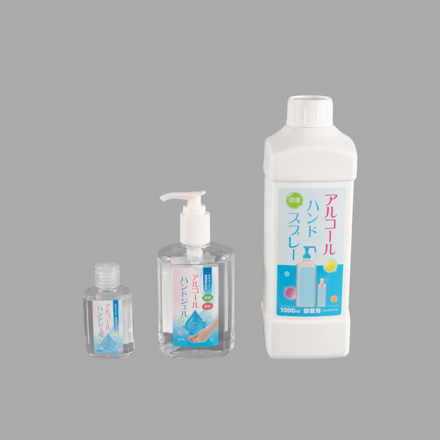 60mL etiqueta privada desinfectante alcohol Sanitizer de manos Gel CE Certificación