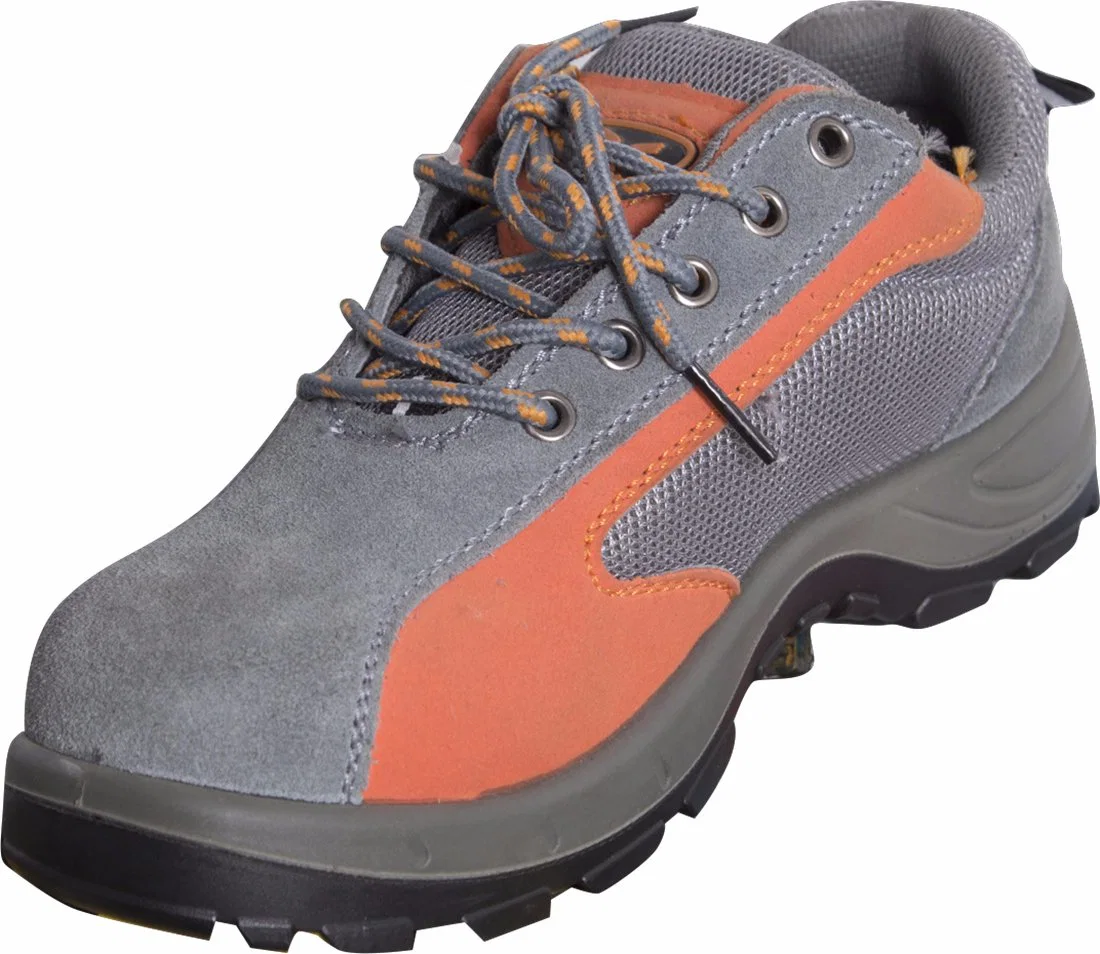 Outdoor chaussures de travail confortable de la sécurité d'usine de chaussures en cuir/
