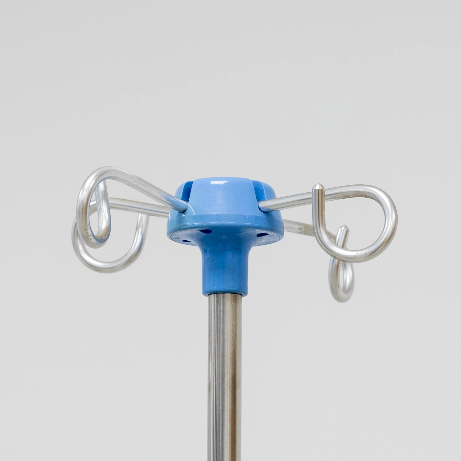 Poste de gotejamento móvel para perfusão intravenosa hospitalar Aço inoxidável