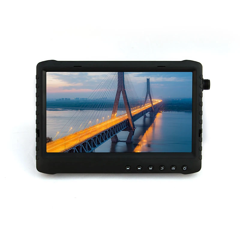 Battery Powered 7 Inch Full View HD Screen Portable 1080P CCTV Ahd DVR Support Fhdtvi, /Cvi/Ahd/CVBS W Sunshade &Memory