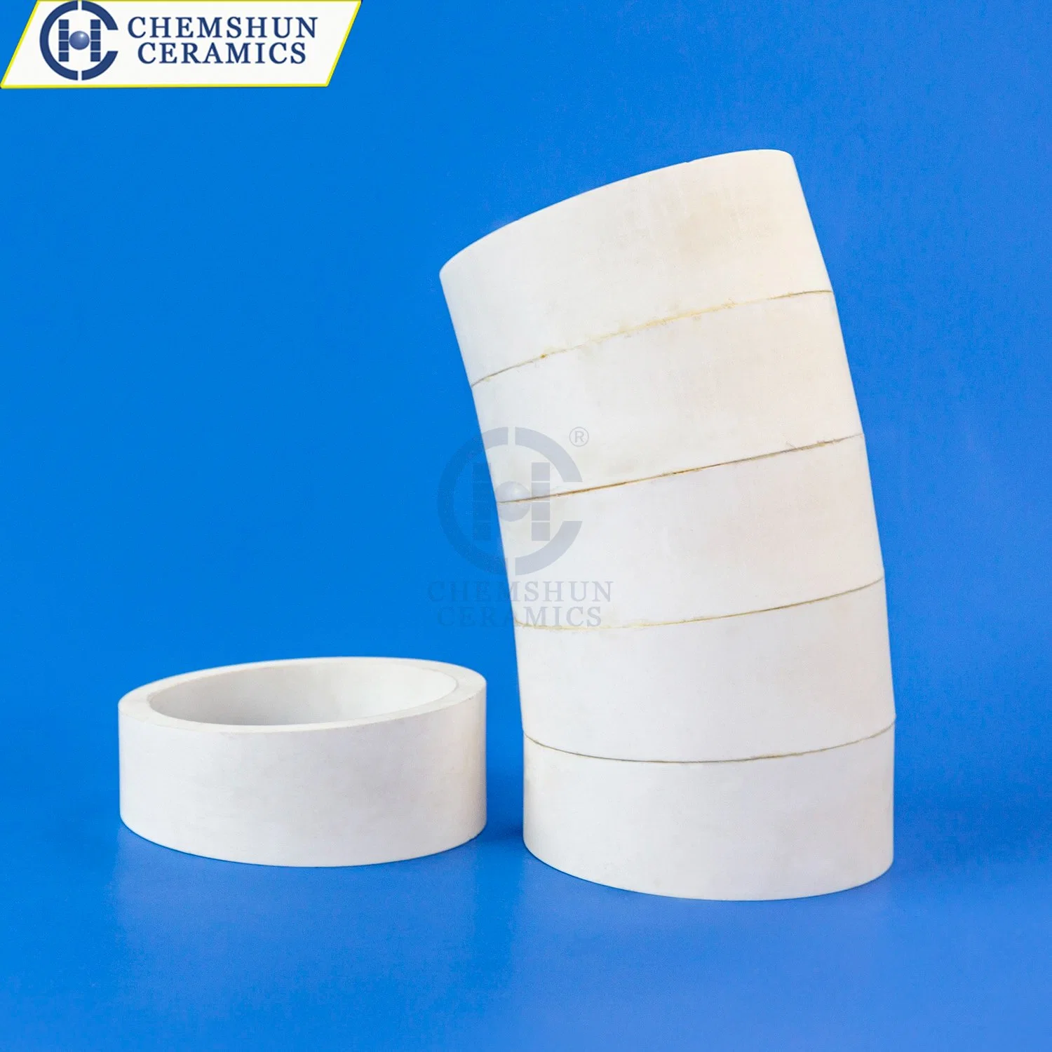 Abrasion Resistant 92%/95% Alumina Ceramic Pipe Lining for Pipeline System