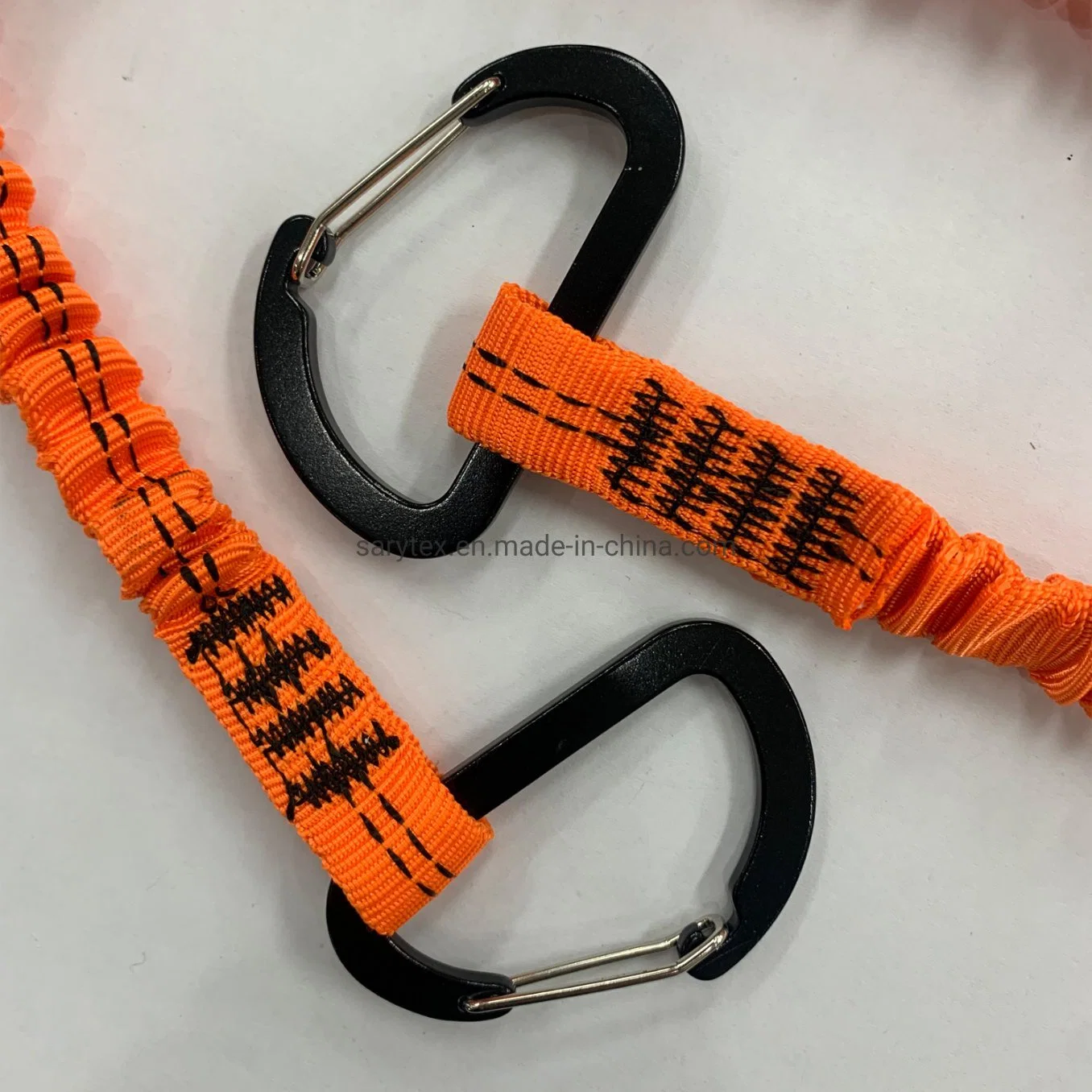 Double Stainless Steel Hook Elastic Anti-Fall Safety Rope